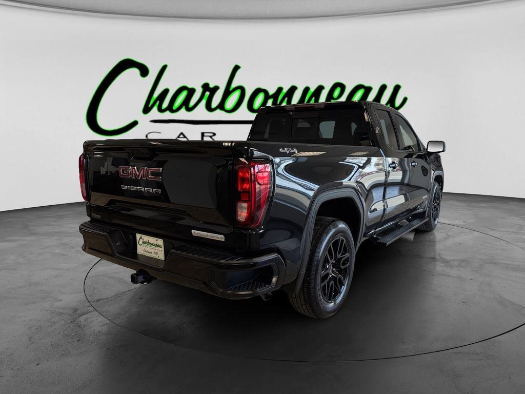 Used 2025 Onyx Black GMC 4WD Double Cab Standard Box Elevation with 3SB image 5