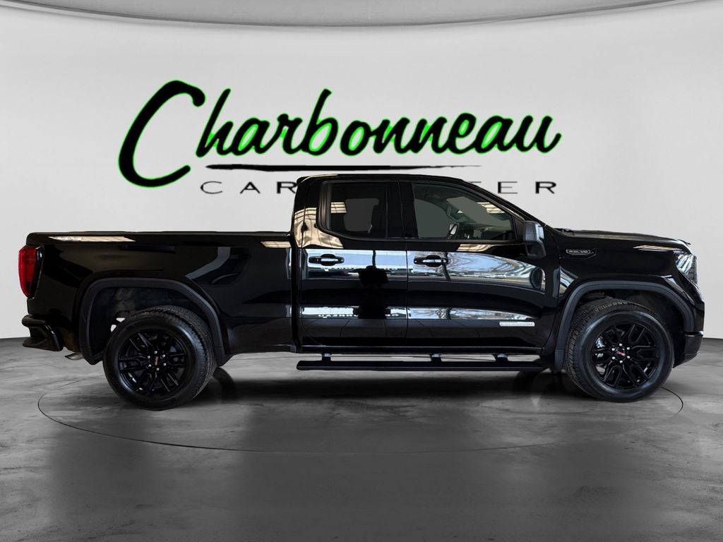 Used 2025 Onyx Black GMC 4WD Double Cab Standard Box Elevation with 3SB image 6