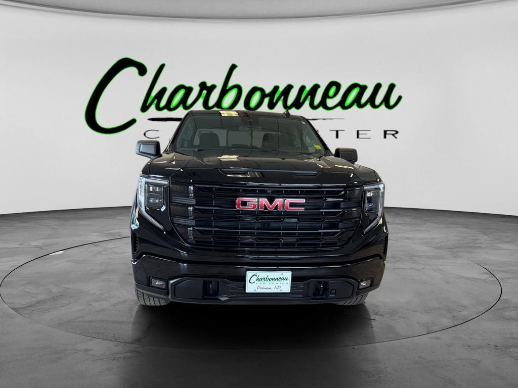 Used 2025 Onyx Black GMC 4WD Double Cab Standard Box Elevation with 3SB image 8