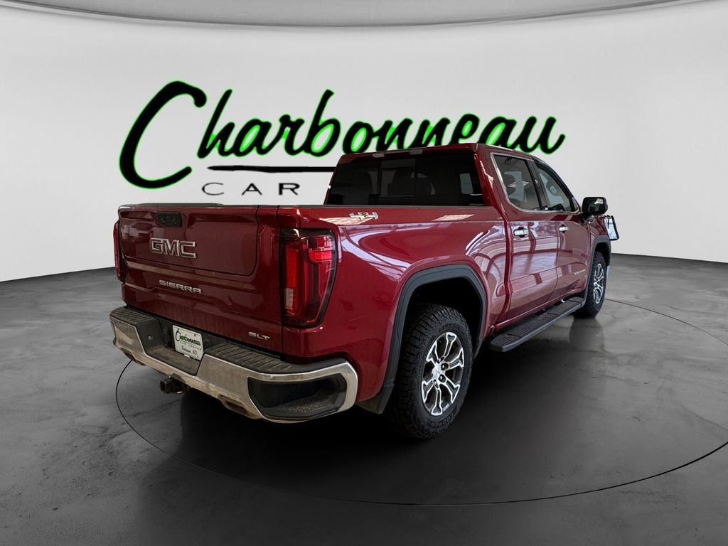 Used 2021 Cayenne Red Tintcoat GMC 4WD Crew Cab Short Box SLT image 5