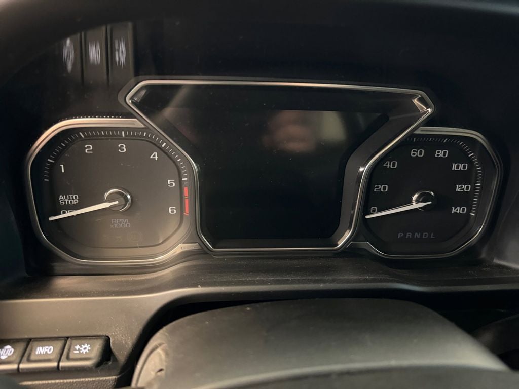 Used 2021 Dark Sky Metallic GMC 4WD Crew Cab Standard Box AT4 image 14