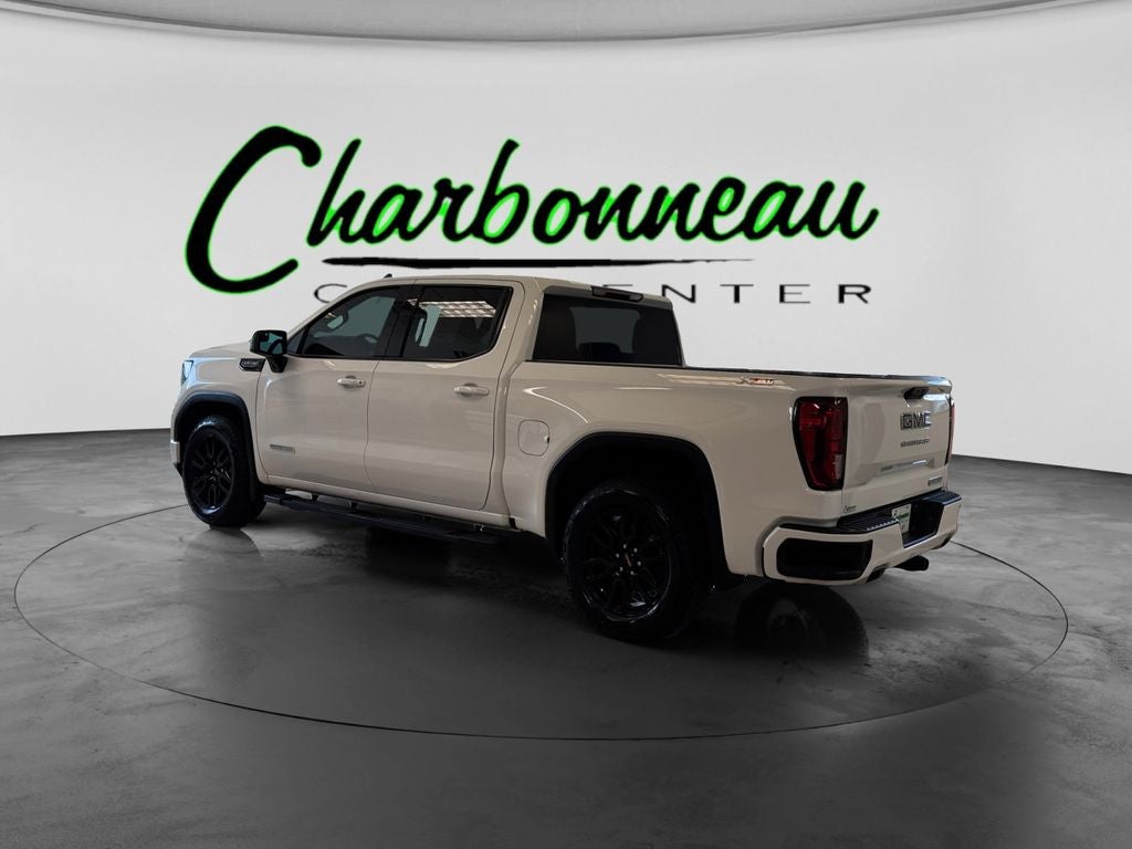 Used 2023 Summit White GMC 4WD Crew Cab Short Box Elevation with 3SB image 3