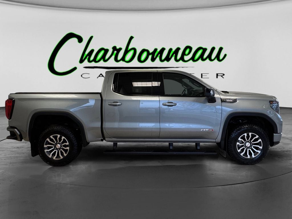 Used 2023 Sterling Metallic GMC 4WD Crew Cab Short Box AT4 image 6