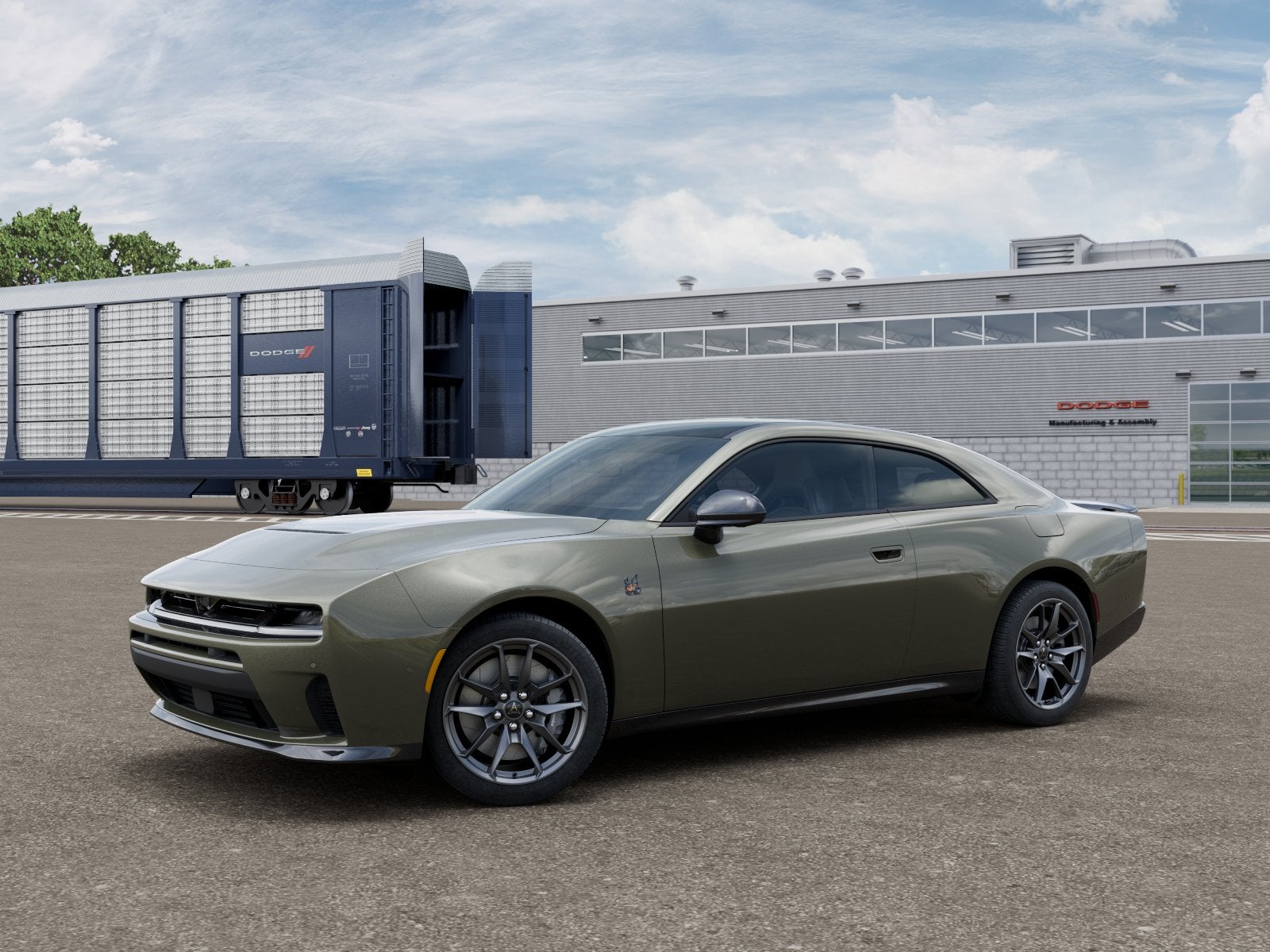 New 2026 Green Machine Exterior Paint Dodge CHARGER SCAT PACK PLUS 2-DOOR AWD image 10