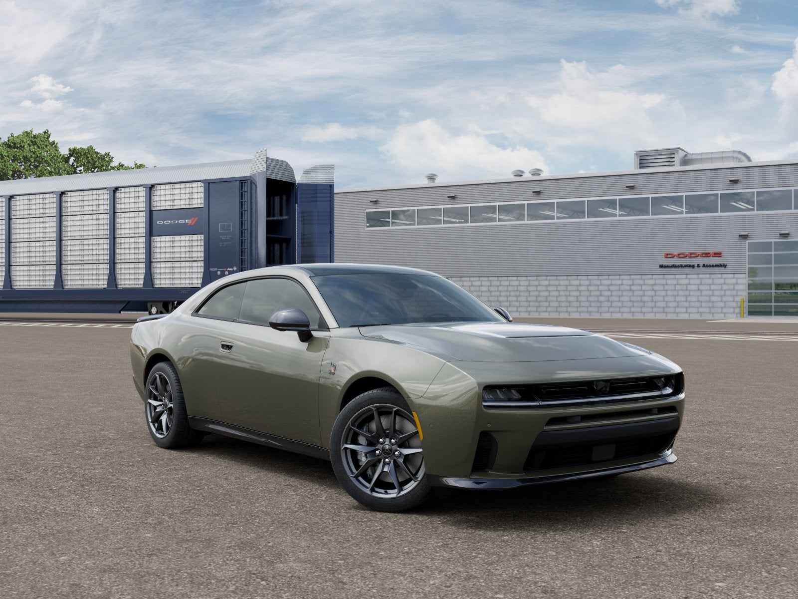 New 2026 Green Machine Exterior Paint Dodge CHARGER SCAT PACK PLUS 2-DOOR AWD image 12