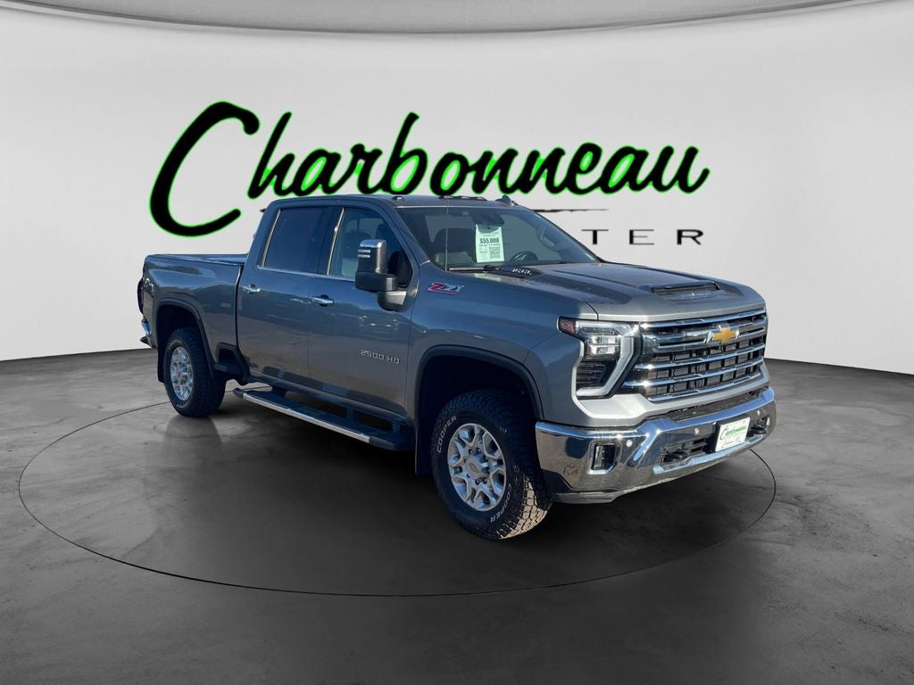 Used 2024 Sterling Gray Metallic Chevrolet 4WD Crew Cab Standard Bed LTZ image 7