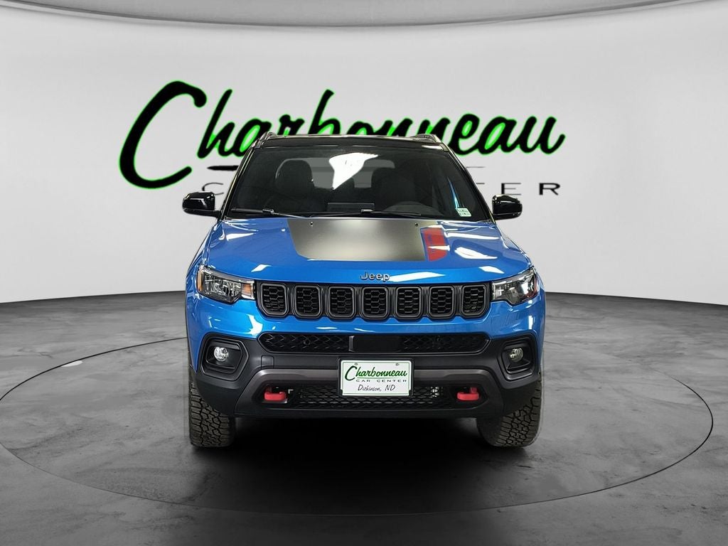 New 2026 Hydro Blue Pearl-Coat Exterior Paint Jeep COMPASS TRAILHAWK 4X4 image 8