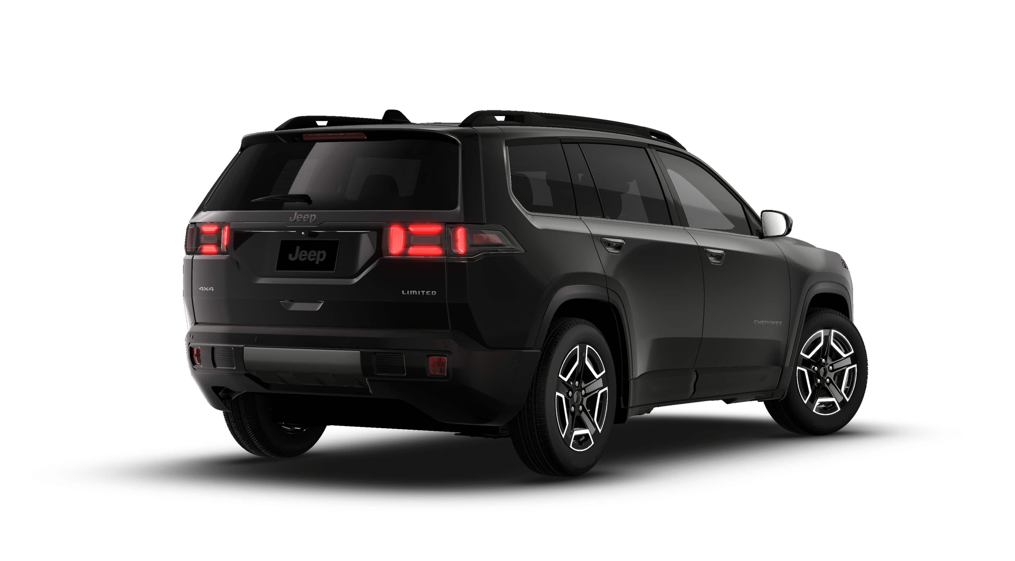 New 2026 Diamond Black Crystal Pearl-Coat Exterior Paint Jeep CHEROKEE LIMITED 4X4 image 2