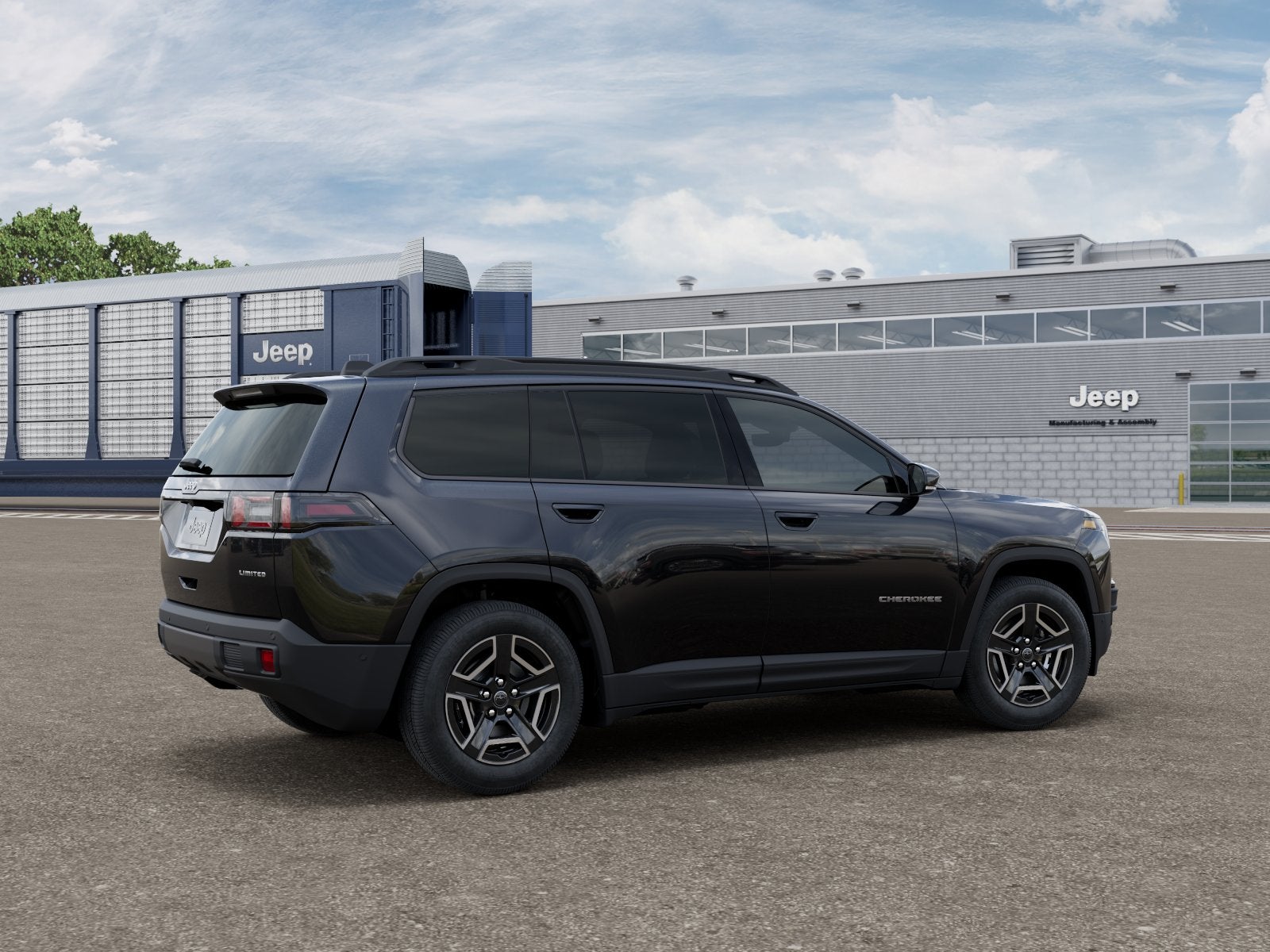 New 2026 Diamond Black Crystal Pearl-Coat Exterior Paint Jeep CHEROKEE LIMITED 4X4 image 11
