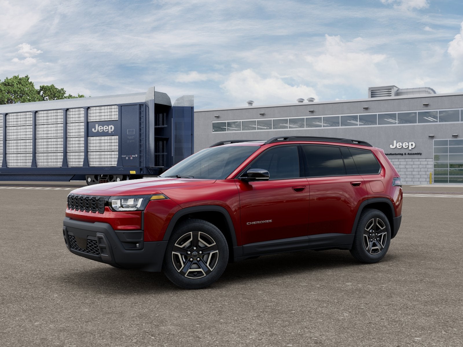 New 2026 Red Hot Pearl-Coat Exterior Paint Jeep CHEROKEE LIMITED 4X4 image 10