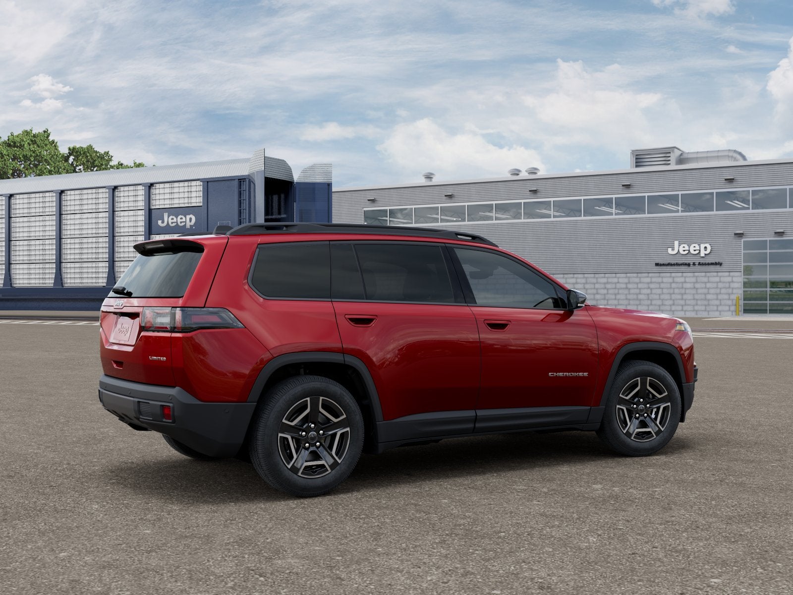 New 2026 Red Hot Pearl-Coat Exterior Paint Jeep CHEROKEE LIMITED 4X4 image 11