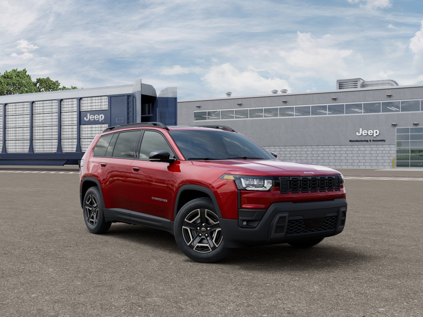 New 2026 Red Hot Pearl-Coat Exterior Paint Jeep CHEROKEE LIMITED 4X4 image 12