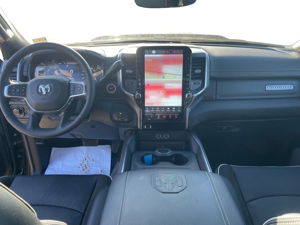 Used 2025 Diamond Black Crystal Pearlcoat RAM Laramie Crew Cab 4x4 8