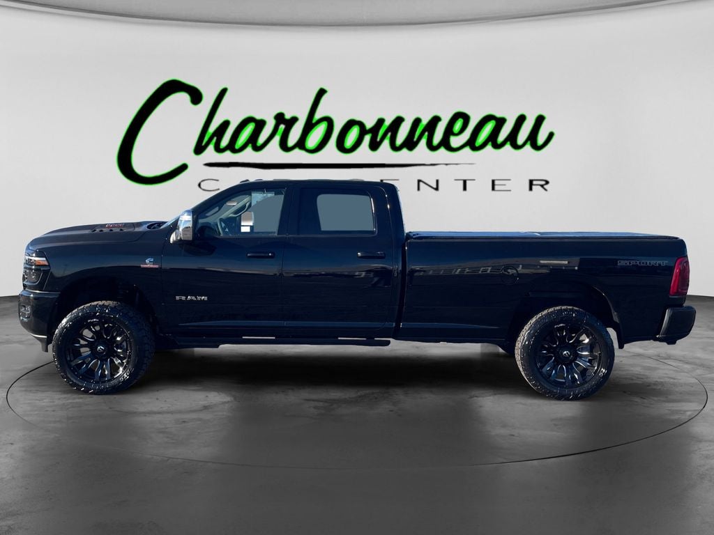 Used 2025 Diamond Black Crystal Pearlcoat RAM Laramie Crew Cab 4x4 8