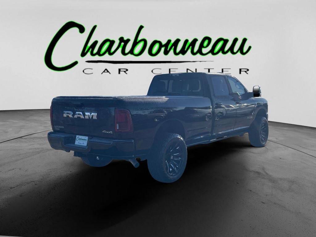 Used 2025 Diamond Black Crystal Pearlcoat RAM Laramie Crew Cab 4x4 8