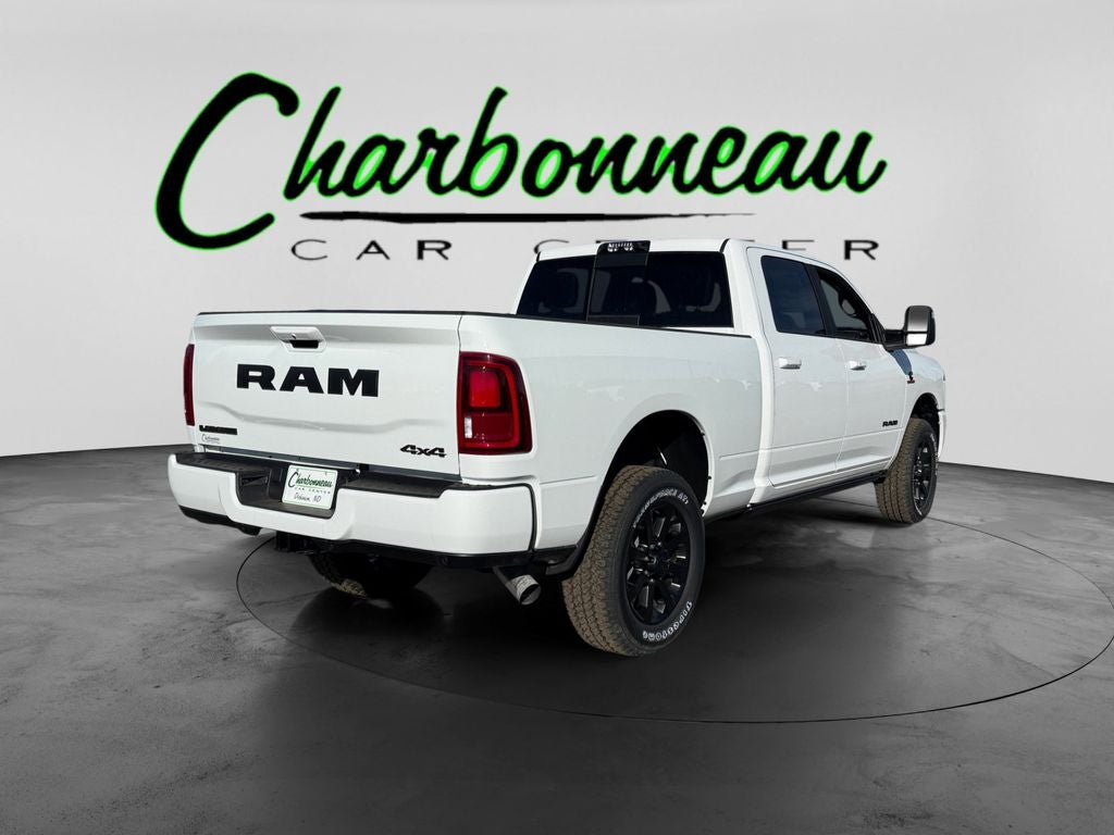 New 2026 Bright White Clear-Coat Exterior Paint RAM RAM 2500 LARAMIE CREW CAB 4X4 6