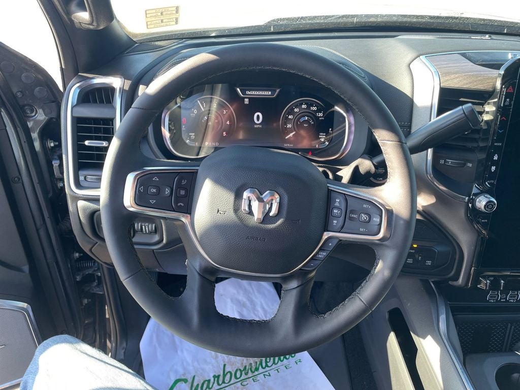 Used 2025 Granite Crystal Metallic Clearcoat RAM Laramie Crew Cab 4x4 6