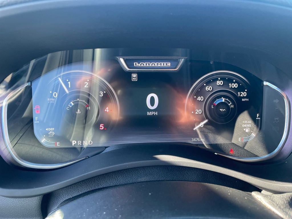 Used 2025 Granite Crystal Metallic Clearcoat RAM Laramie Crew Cab 4x4 6