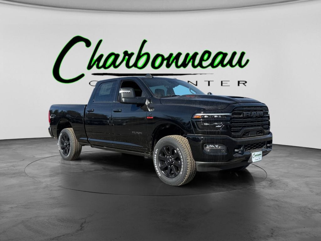 New 2026 Diamond Black Crystal Pearl-Coat Exterior Paint RAM RAM 2500 LARAMIE CREW CAB 4X4 6