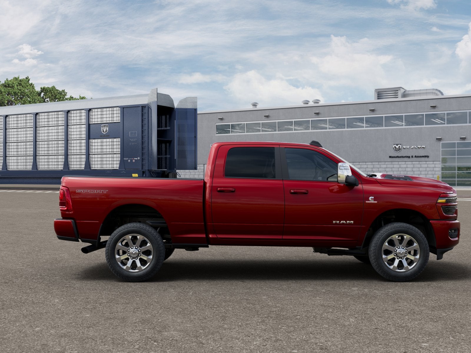 New 2026 Molten Red Pearl-Coat Exterior Paint RAM RAM 2500 LARAMIE CREW CAB 4X4 6