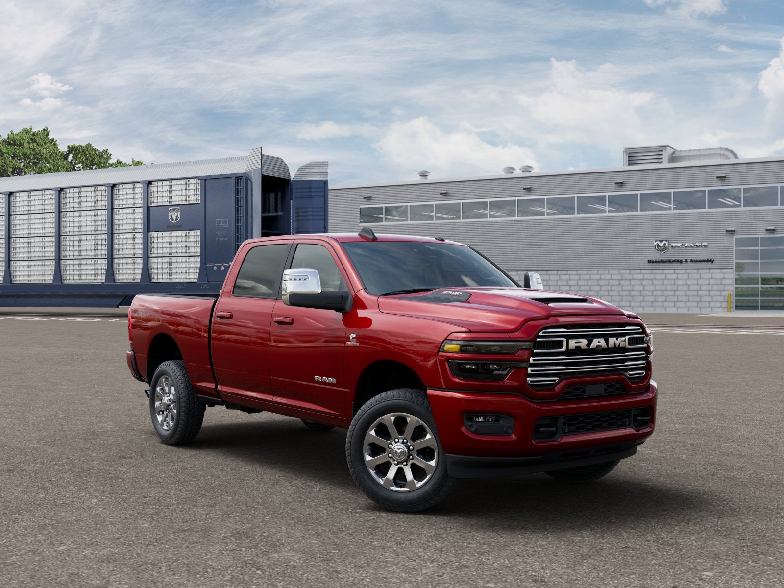 New 2026 Molten Red Pearl-Coat Exterior Paint RAM RAM 2500 LARAMIE CREW CAB 4X4 6