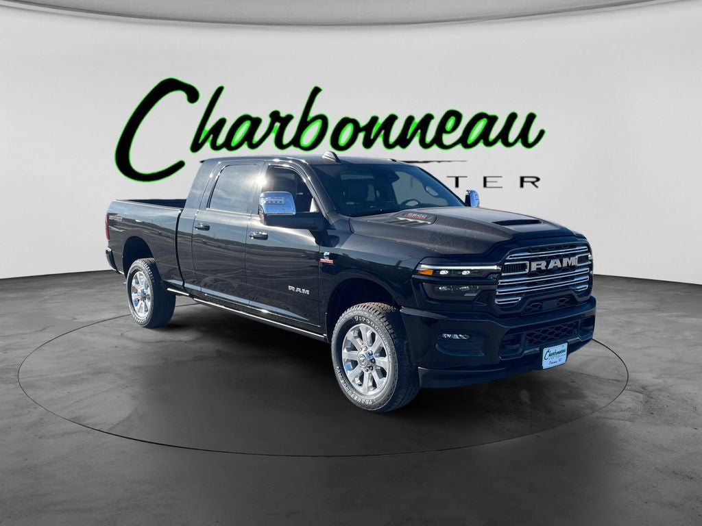 New 2026 Diamond Black Crystal Pearl-Coat Exterior Paint RAM RAM 2500 LARAMIE MEGA CAB 4X4 6