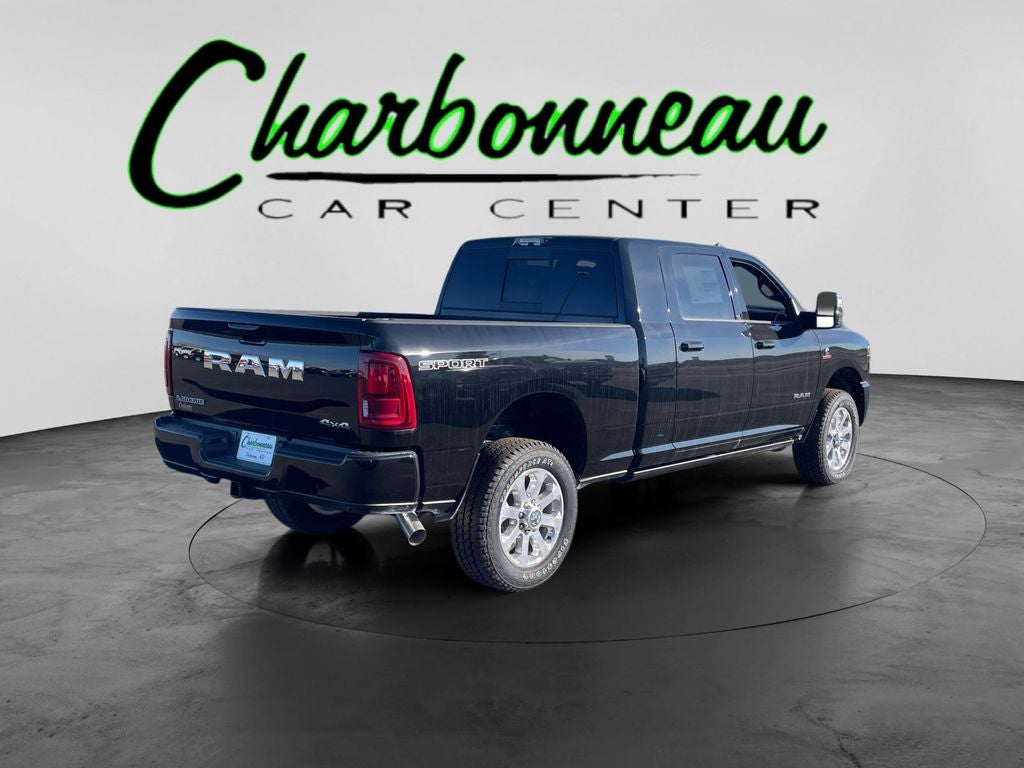 New 2026 Diamond Black Crystal Pearl-Coat Exterior Paint RAM RAM 2500 LARAMIE MEGA CAB 4X4 6