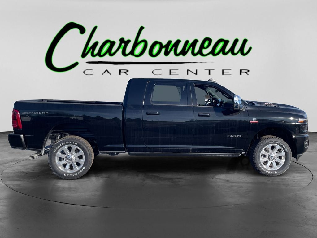 New 2026 Diamond Black Crystal Pearl-Coat Exterior Paint RAM RAM 2500 LARAMIE MEGA CAB 4X4 6