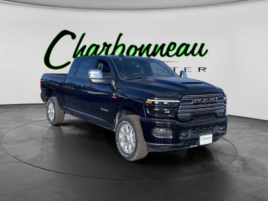 New 2026 Diamond Black Crystal Pearl-Coat Exterior Paint RAM RAM 2500 LARAMIE MEGA CAB 4X4 6