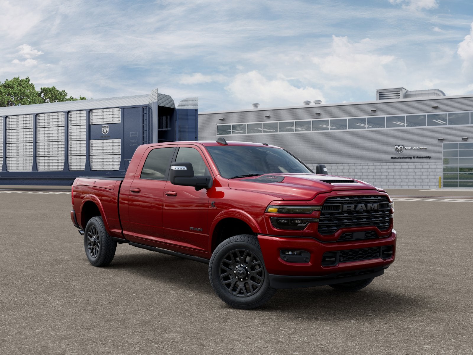 New 2026 Molten Red Pearl-Coat Exterior Paint RAM RAM 2500 LIMITED MEGA CAB 4X4 6