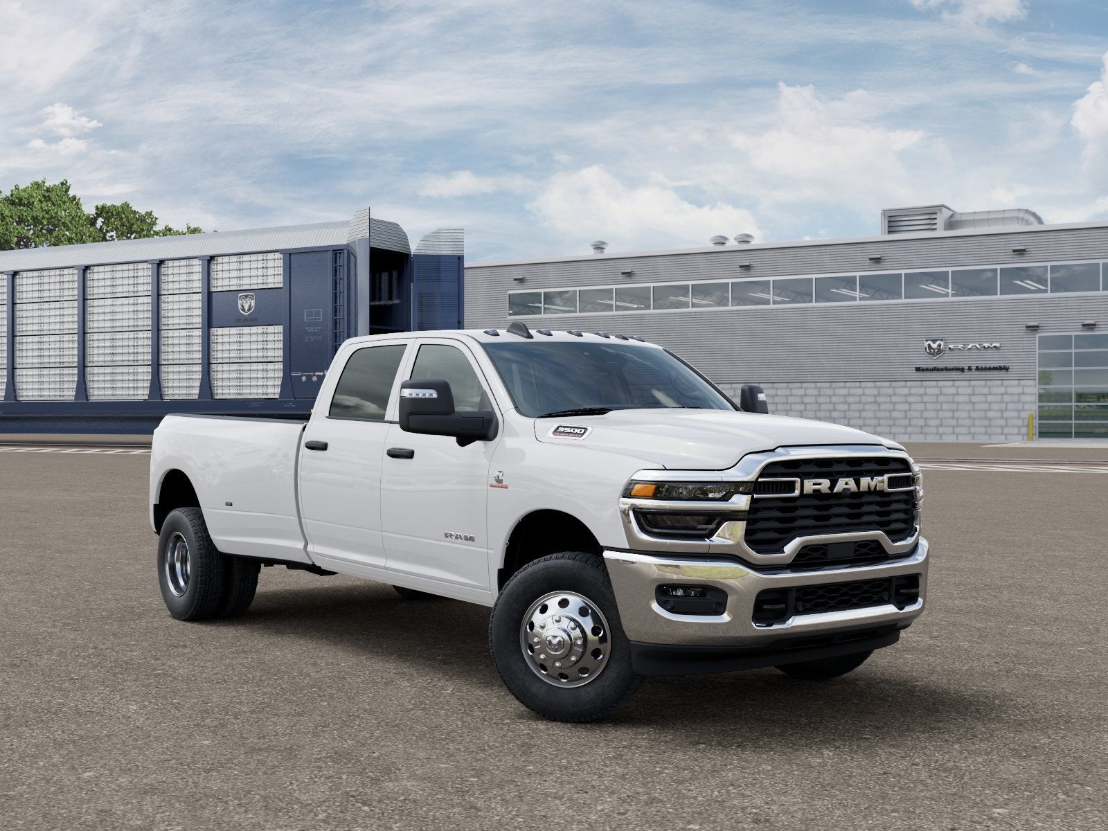 New 2027 Bright White Clearcoat RAM Big Horn image 7