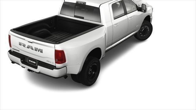New 2025 Bright White Clear-Coat Exterior Paint RAM RAM 3500 LARAMIE MEGA CAB 4X4 6