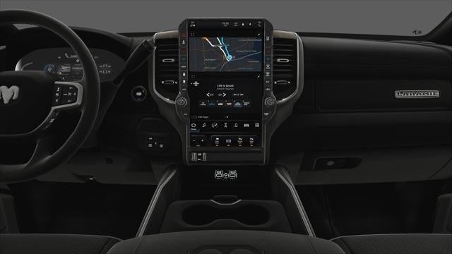 New 2025 Bright White Clear-Coat Exterior Paint RAM RAM 3500 LARAMIE MEGA CAB 4X4 6