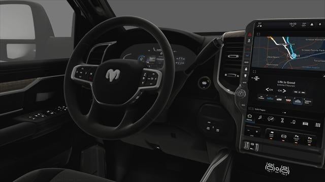 New 2025 Bright White Clear-Coat Exterior Paint RAM RAM 3500 LARAMIE MEGA CAB 4X4 6