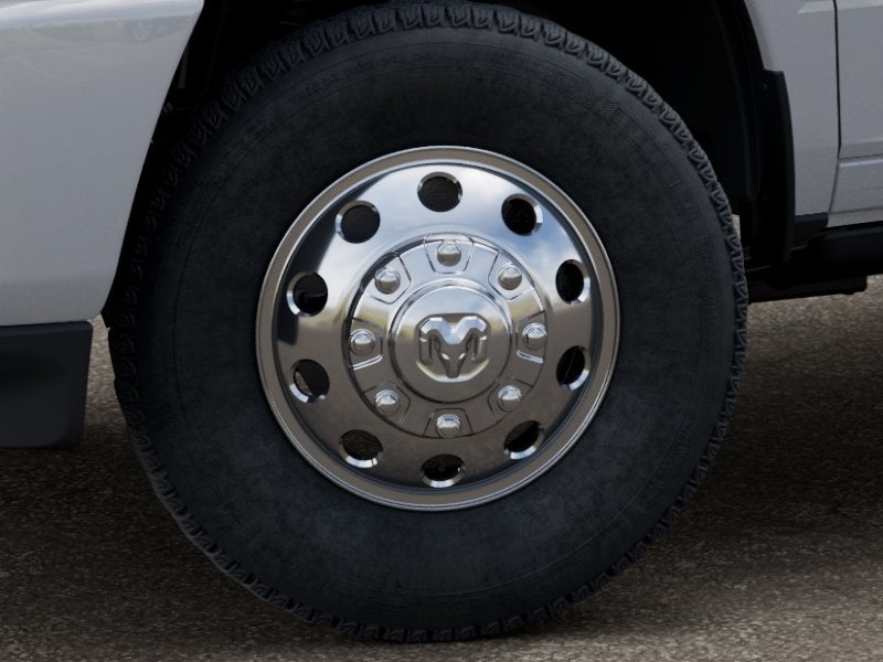 New 2025 Bright White Clear-Coat Exterior Paint RAM RAM 3500 LARAMIE MEGA CAB 4X4 6