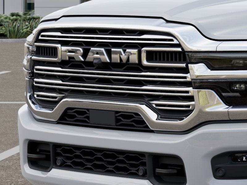 New 2025 Bright White Clear-Coat Exterior Paint RAM RAM 3500 LARAMIE MEGA CAB 4X4 6