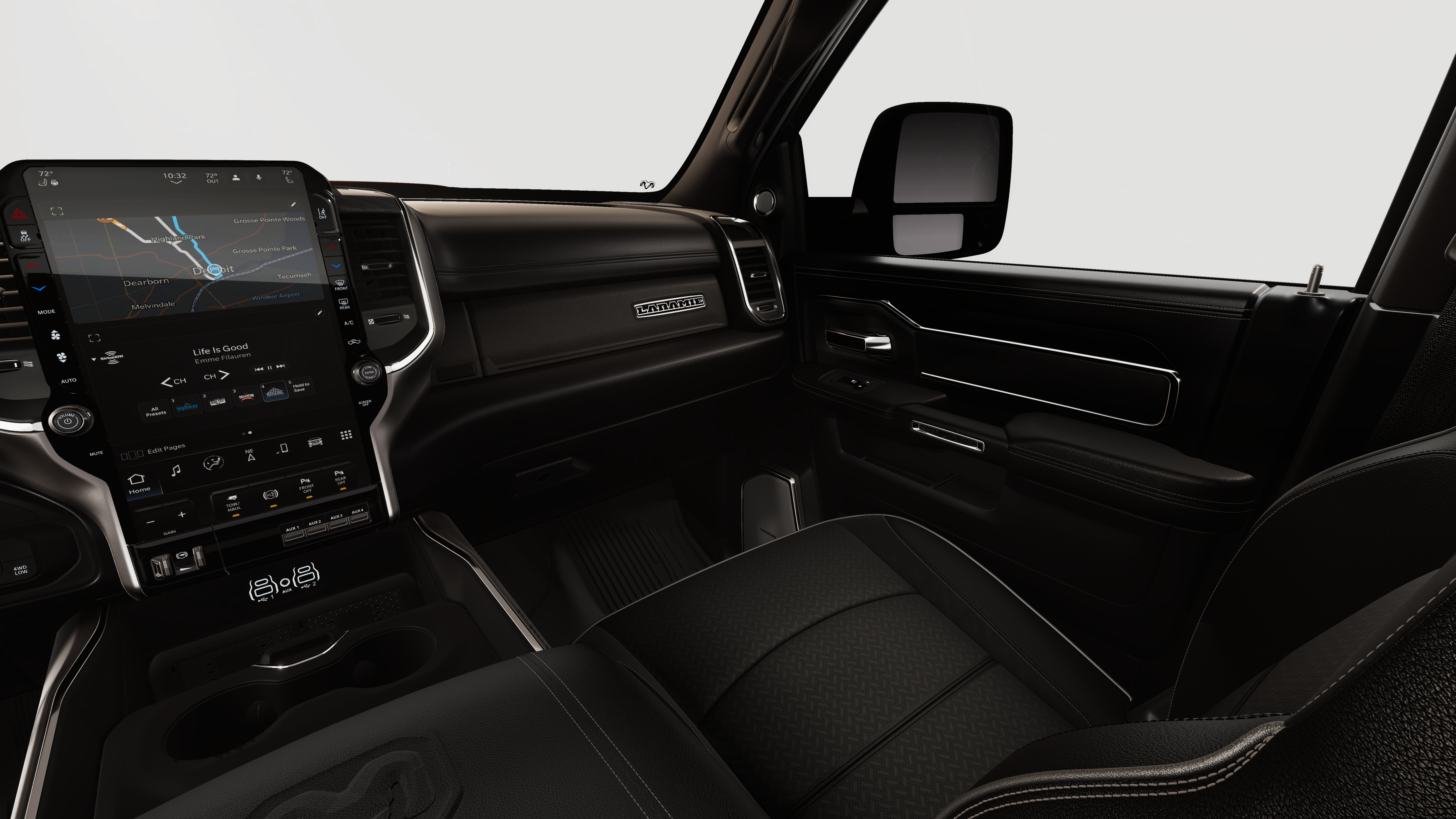 New 2026 Molten Red Pearl-Coat Exterior Paint RAM RAM 3500 LARAMIE MEGA CAB 4X4 6