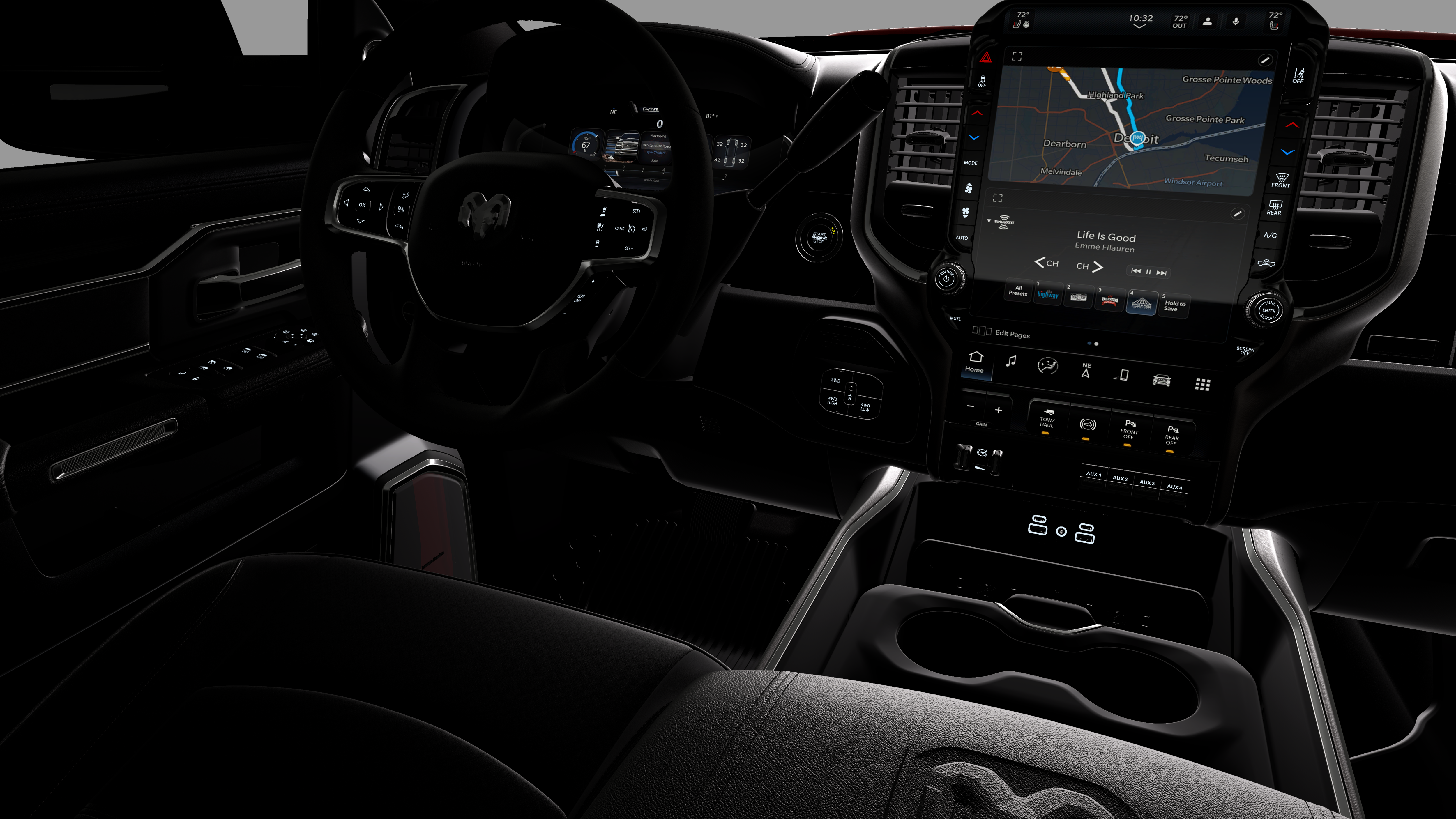 New 2026 Molten Red Pearl-Coat Exterior Paint RAM RAM 3500 LARAMIE MEGA CAB 4X4 6