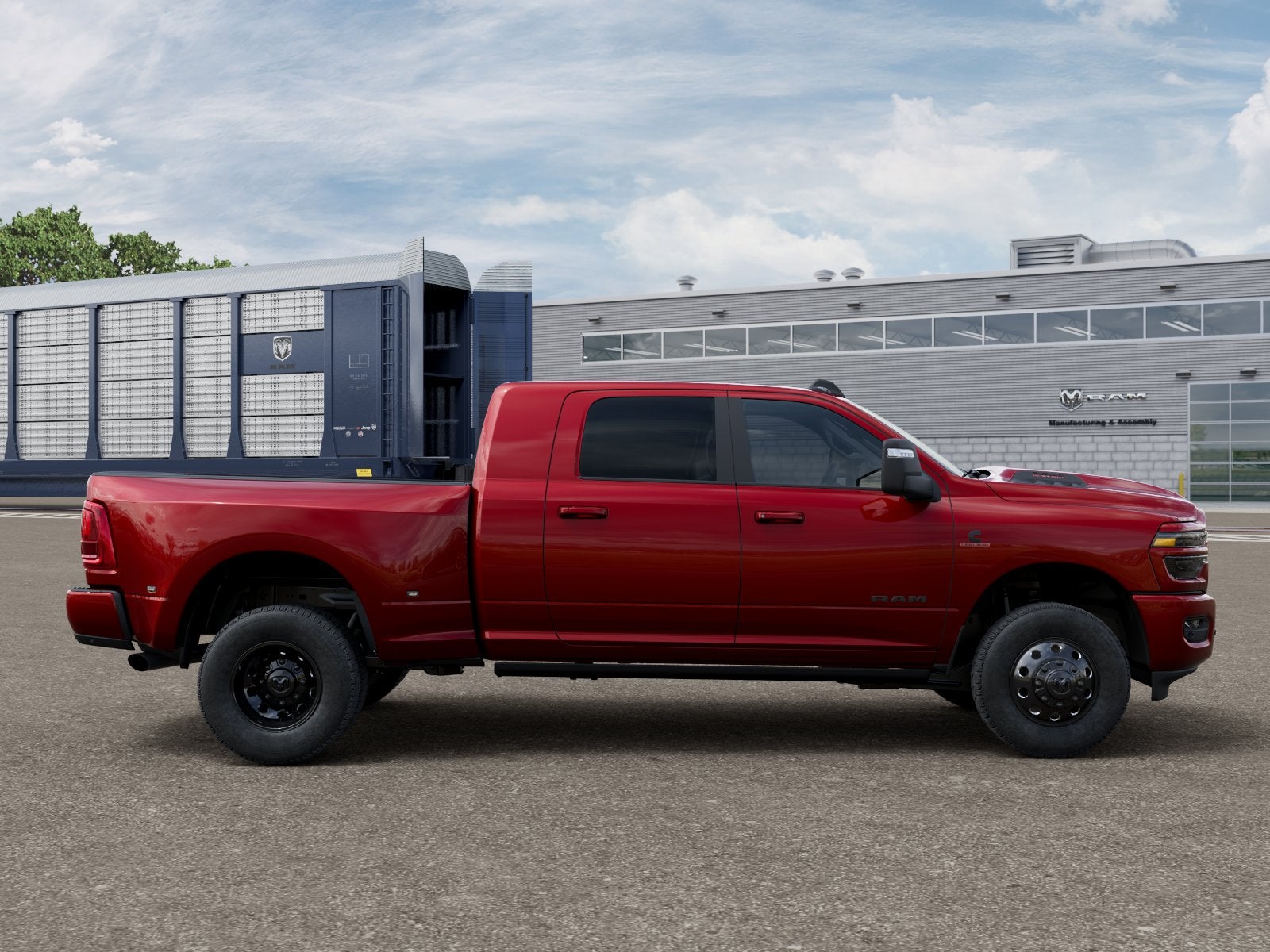 New 2026 Molten Red Pearl-Coat Exterior Paint RAM RAM 3500 LARAMIE MEGA CAB 4X4 6