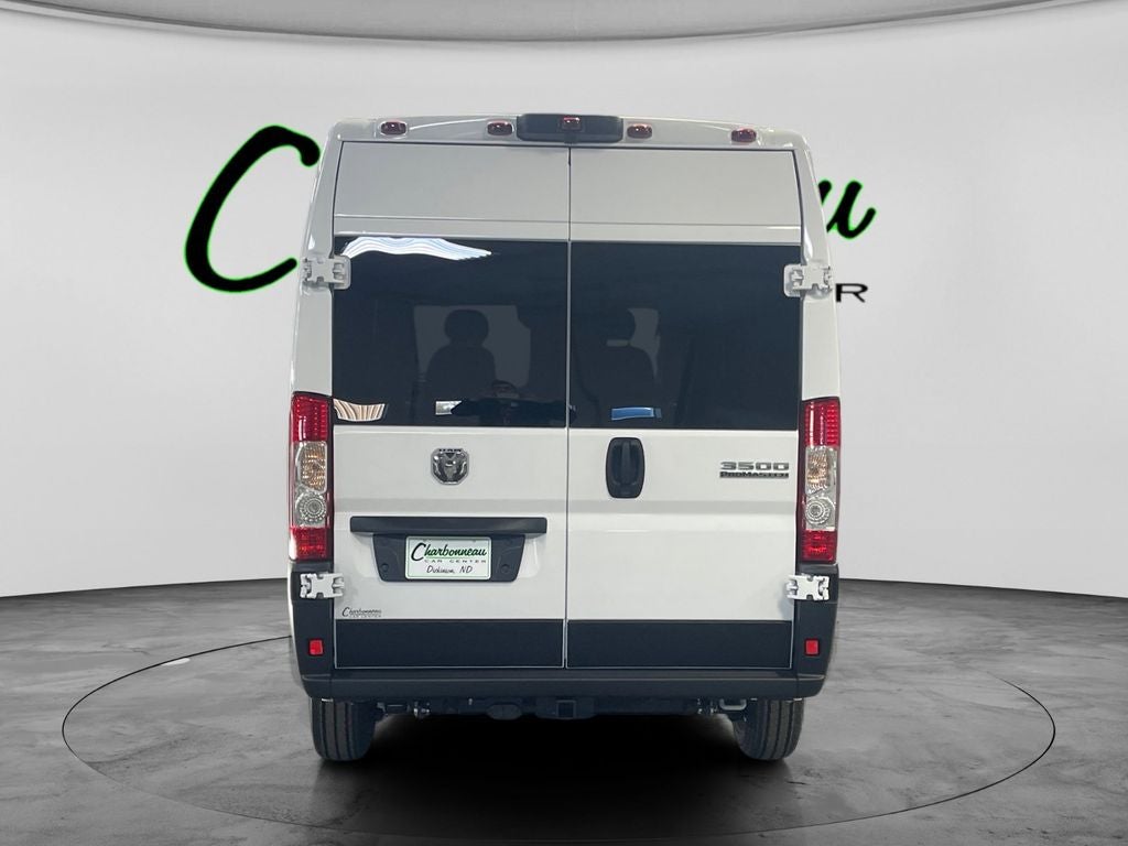 New 2026 Bright White Clear-Coat Exterior Paint RAM RAM PROMASTER 3500 TRADESMAN CARGO VAN HIGH ROOF 159
