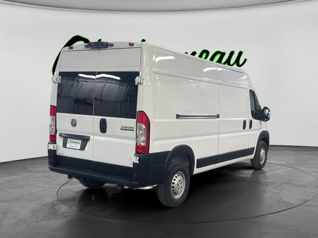 New 2026 Bright White Clear-Coat Exterior Paint RAM RAM PROMASTER 3500 TRADESMAN CARGO VAN HIGH ROOF 159