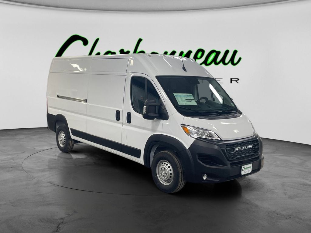 New 2026 Bright White Clear-Coat Exterior Paint RAM RAM PROMASTER 3500 TRADESMAN CARGO VAN HIGH ROOF 159