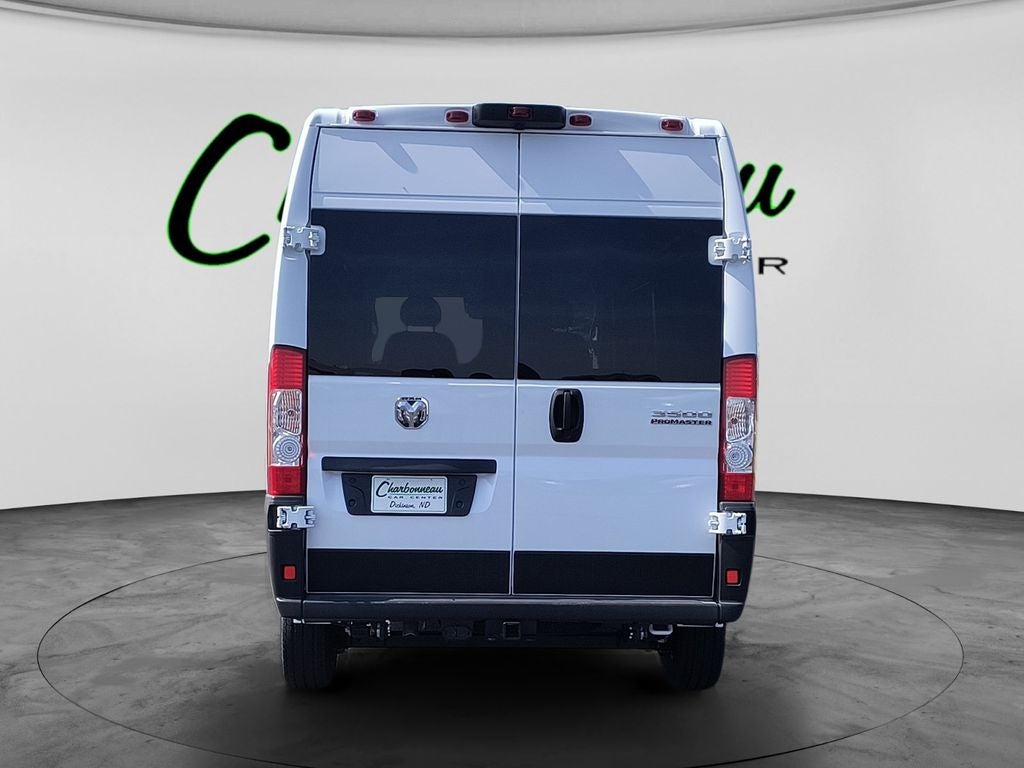 New 2026 Bright White Clear-Coat Exterior Paint RAM RAM PROMASTER 3500 TRADESMAN CARGO VAN HIGH ROOF 159
