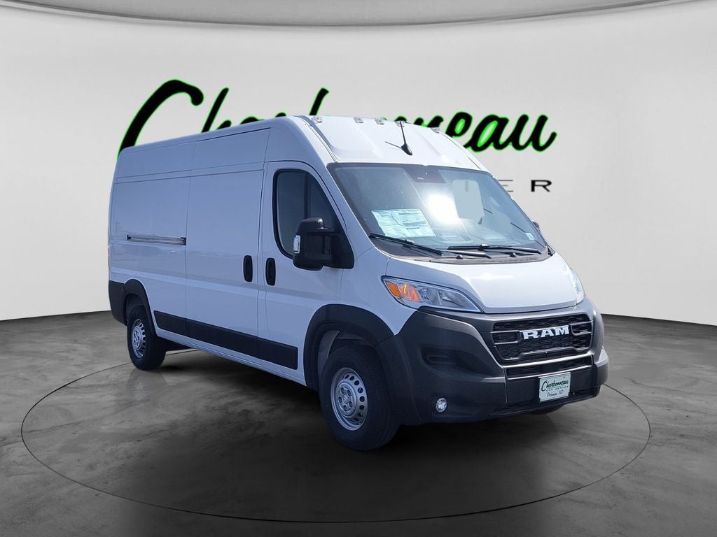 New 2026 Bright White Clear-Coat Exterior Paint RAM RAM PROMASTER 3500 TRADESMAN CARGO VAN HIGH ROOF 159