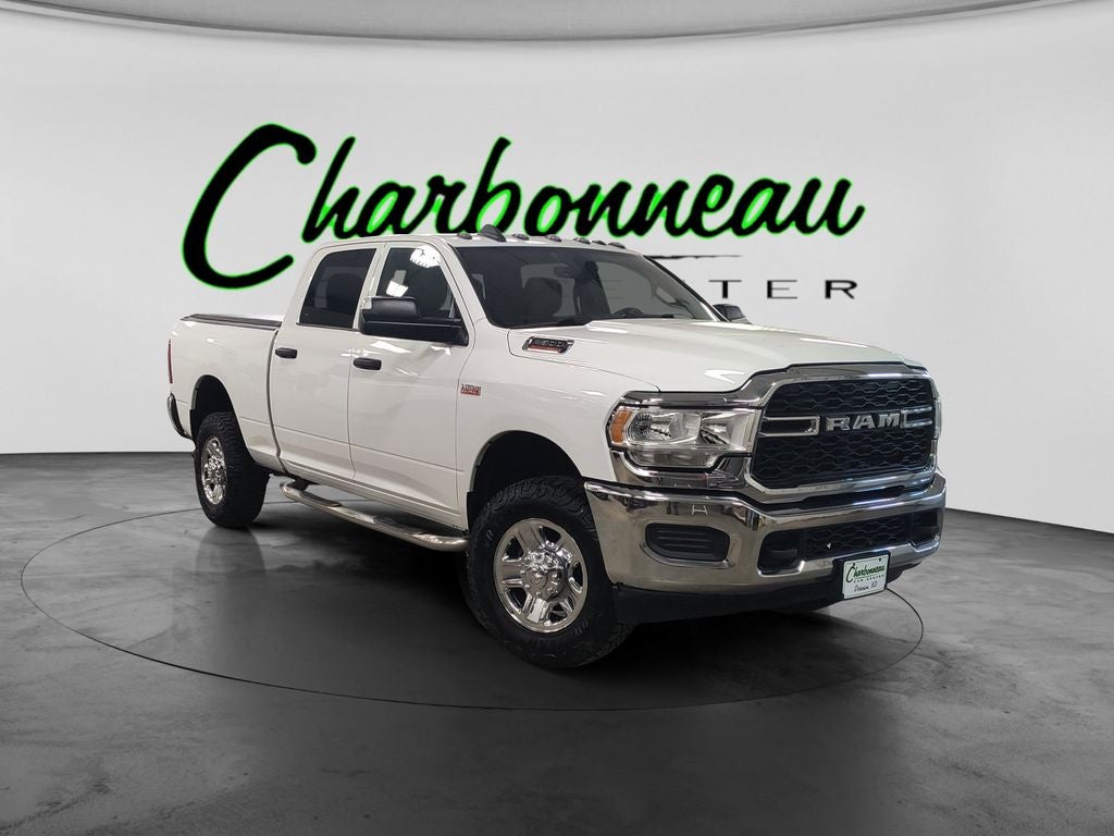 Used 2022 Bright White Clearcoat RAM Tradesman Crew Cab 4x4 6