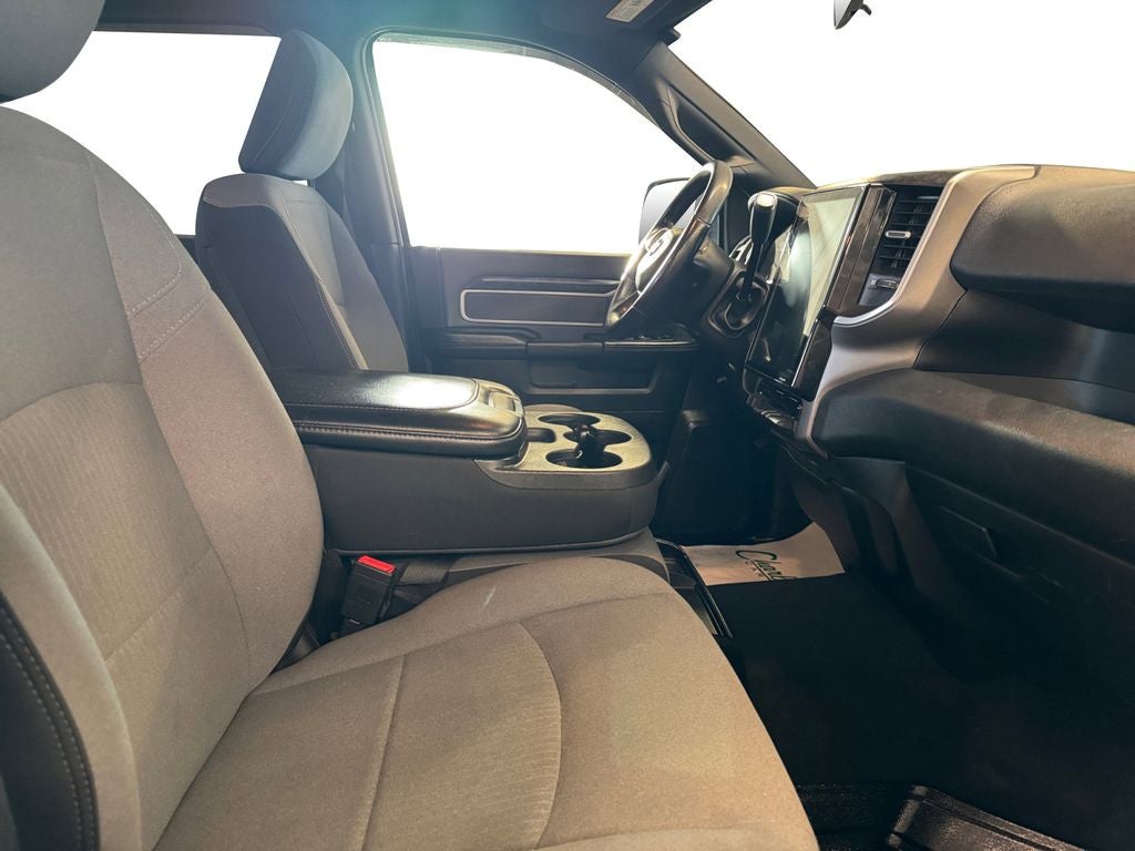 Used 2021 Bright White Clearcoat RAM Big Horn Crew Cab 4x4 6