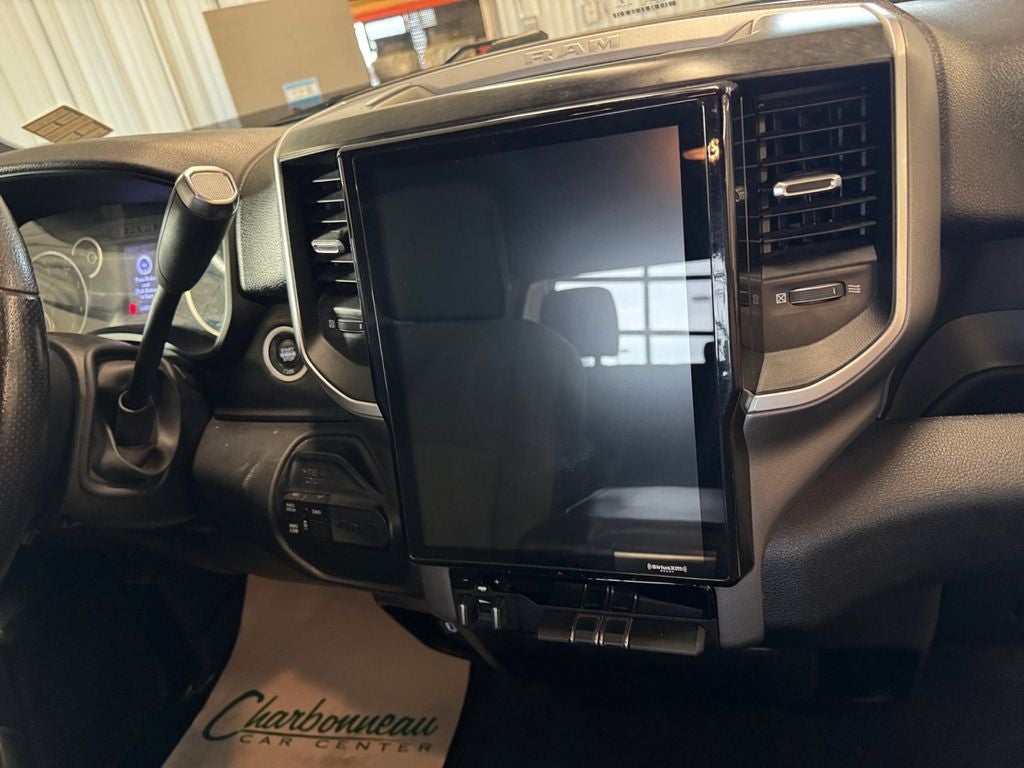 Used 2021 Bright White Clearcoat RAM Big Horn Crew Cab 4x4 6