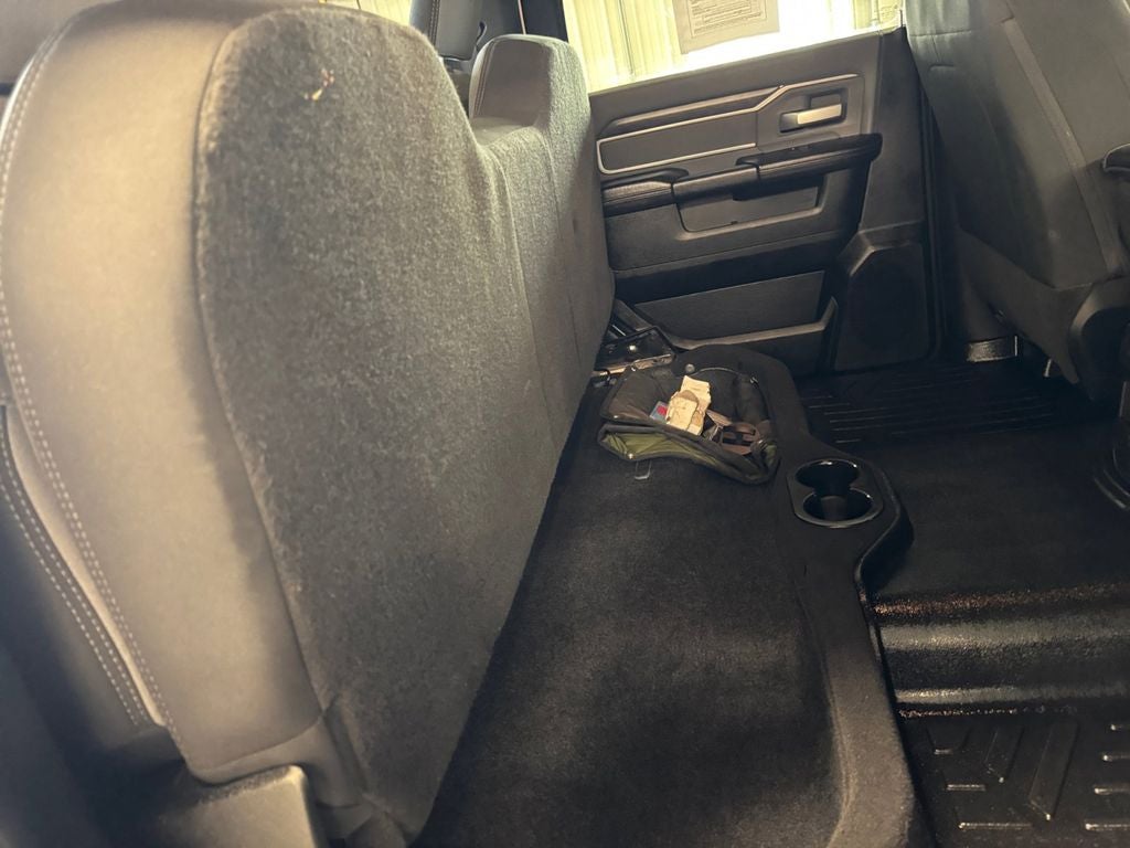 Used 2021 Bright White Clearcoat RAM Big Horn Crew Cab 4x4 6