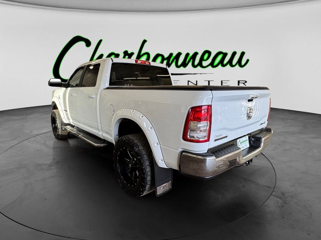 Used 2021 Bright White Clearcoat RAM Big Horn Crew Cab 4x4 6
