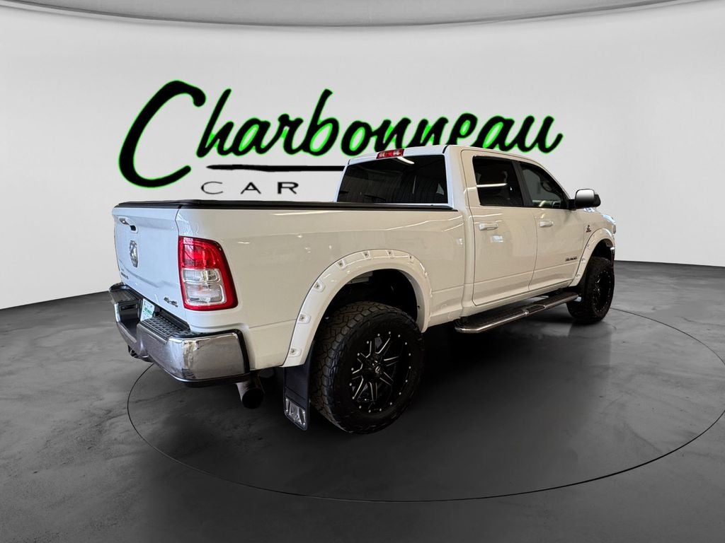 Used 2021 Bright White Clearcoat RAM Big Horn Crew Cab 4x4 6